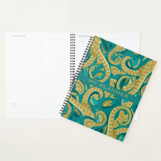 Octopus Planner - Personnalisé (Devant avec enveloppe)