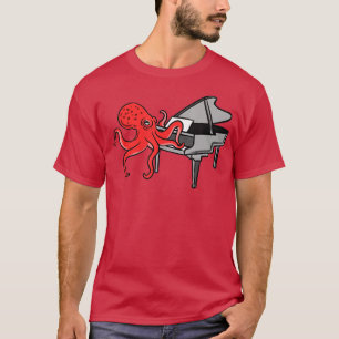 Octopus Plays Piano T-shirt