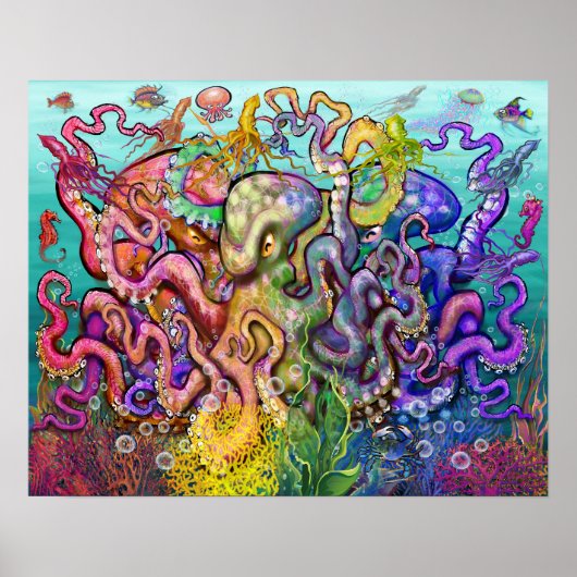 Octopus Poster (Voorkant)