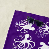 Octopus pourpre - Serviette de plage (En situation)