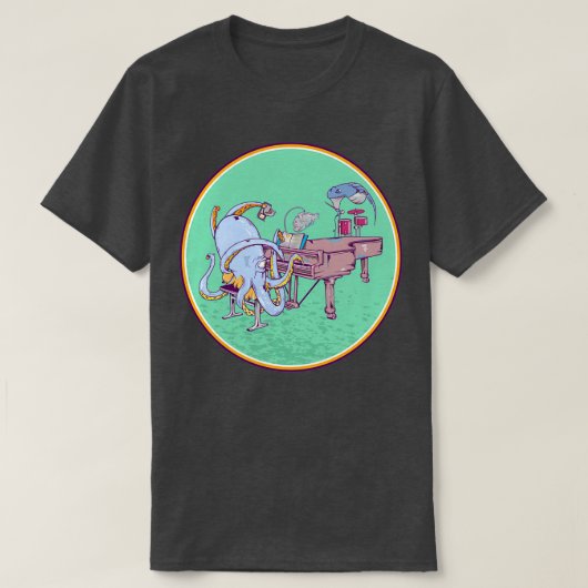 Octopus Pplaypiano T-shirt (Design voorkant)