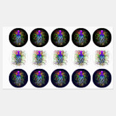 Octopus Psychedelic Luminescence Labels (Vel)