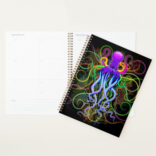 Octopus Psychedelic Luminescence Planner (Display)