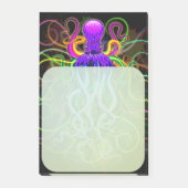 Octopus Psychedelic Luminescence Post-it® Notes (Voorkant)