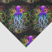 Octopus Psychedelic Luminescence Tissuepapier (Detail)