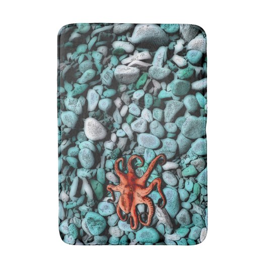 Octopus pubbles badmat (Voorkant Verticaal)