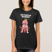 Octopus Queen Girls Octopus Tshirt Womens Octopus (Devant)