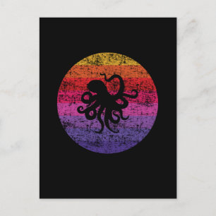 Octopus Retro Briefkaart