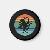 Octopus Retro Magneet (Voorkant)