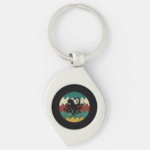 Octopus Retro Sleutelhanger