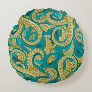 Octopus rond kussen