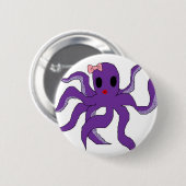 Octopus Ronde Button 5,7 Cm (Voorkant /achterkant)