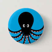 Octopus Ronde Button 5,7 Cm (Voorkant)
