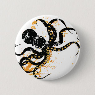Octopus Ronde Button 5,7 Cm