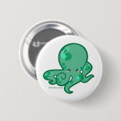Octopus Ronde Button 5,7 Cm (Voorkant /achterkant)