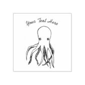 Octopus Rubber Stempel (Afrduk)