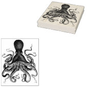  octopus 	rubberstempel (Gestempeld)