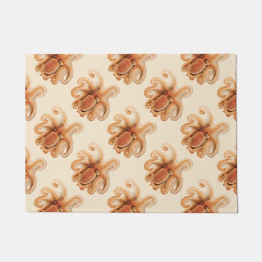 Octopus Salutii, Antieke Mariene Waterdieren Deurmat (Voorkant)