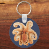 octopus salutii, zeewaterdieren sleutelhanger (Voorkant)