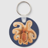 octopus salutii, zeewaterdieren sleutelhanger (Achterkant)
