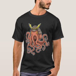 Octopus Samurai Martiale Kunsten T-shirt