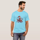 Octopus Santa T-shirt (Voorkant volledig)