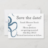 Octopus Save the Date kaart (Achterkant)