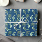 Octopus, Seahorse en Turtle Cadeaupapier