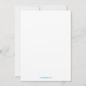 Octopus Sealife Ocean 5x7 Baby shower Uitnodiging (Achterkant)