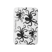 Octopus Silhouette Thunder_Cove Badmat (Voorkant Verticaal)