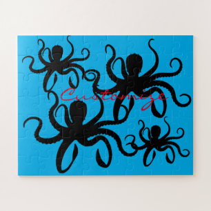 Octopus Silhouette Thunder_Cove Legpuzzel