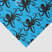 Octopus Silhouette Thunder_Cove Tissuepapier (Detail)