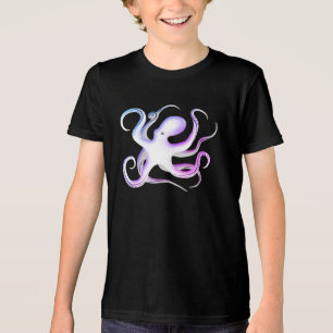 Octopus Silhouette Tri-Blend Shirt