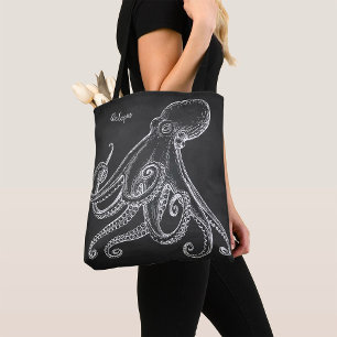 Octopus Sketch Draagtas