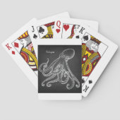 Octopus Sketch Pokerkaarten (Achterkant)