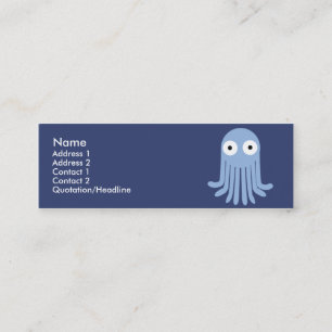 Octopus - Skinny Mini Visitekaartje