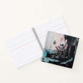 Octopus Skull Tarot Oracle Kaarten Witchy AI Art Notitieboek (Binnen)