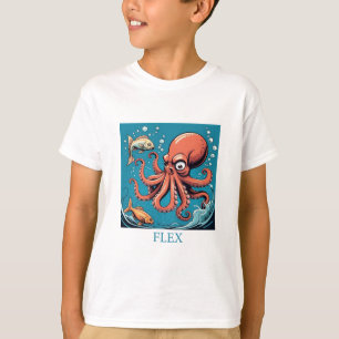 Octopus Slapt een Vis, Flex T-shirt