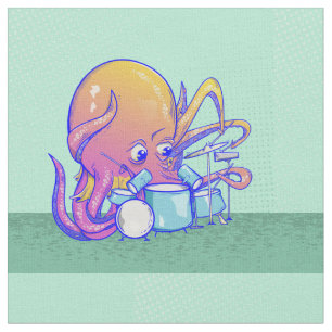 Octopus speldrums stof