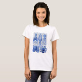 Octopus & Squid Blue T-shirt (Voorkant volledig)