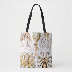 Octopus Squid, Gamochonia door Ernst Haeckel Draagtas