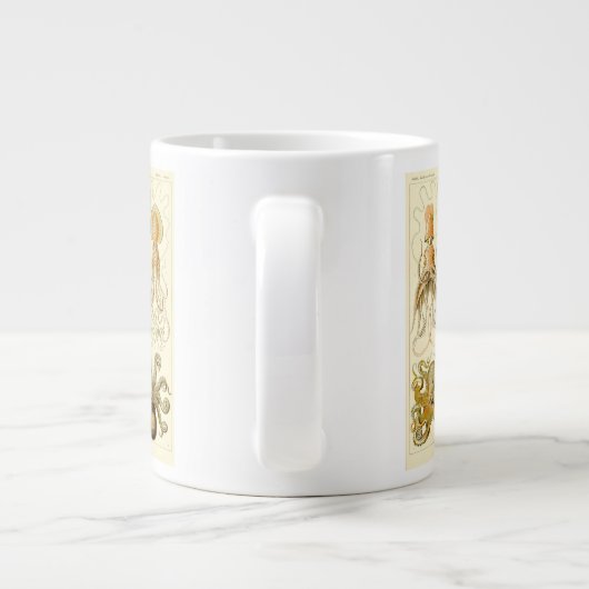 Octopus Squid Gamochonia door Ernst Haeckel Jumbo Mok (Achterkant)