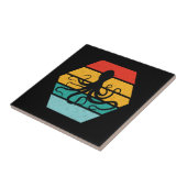 Octopus Squid Zee Creatineketels Sunset Tegeltje (Zijkant)