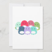 Octopus Squishmallow Verjaardagsfeestje Kaart (Achterkant)