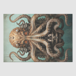 Octopus Steampunk Marine Life Aquatic Tissuepapier