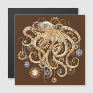 Octopus Steampunk Retro Mechanische Fantasie