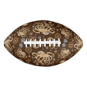 Octopus Steampunk Retro Mechanische Fantasie American Football
