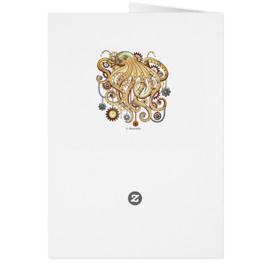 Octopus Steampunk Surreal Retro Style Machine (Dos)