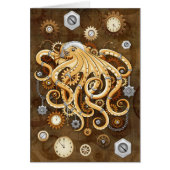 Octopus Steampunk Surreal Retro Style Machine (Devant)