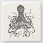  octopus stenen onderzetter (Voorkant)